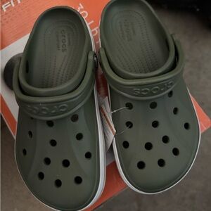 CROCS Bayaband Clog in Olive Green